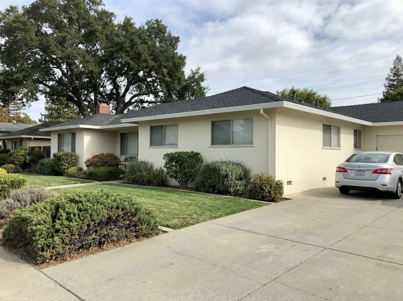 Before: ranch home with old single-pane windows