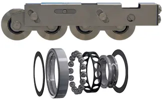QuadraGlide rollers