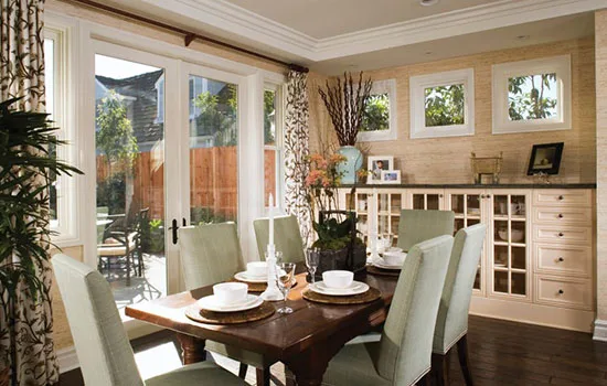 Malibu swinging French door