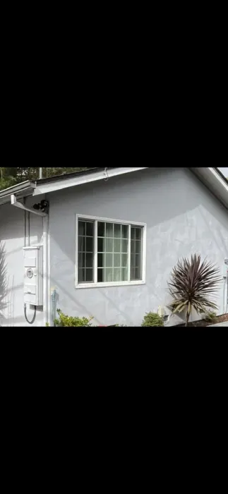 Vinyl window with decorative grid detail East Bay