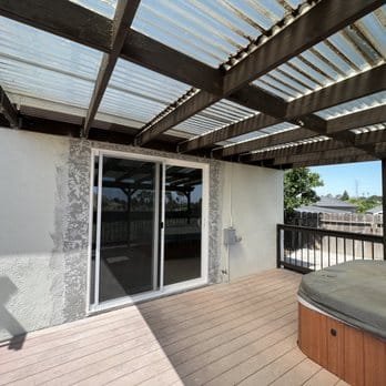 Aluminum sliding glass door installed in Lafayette, CA