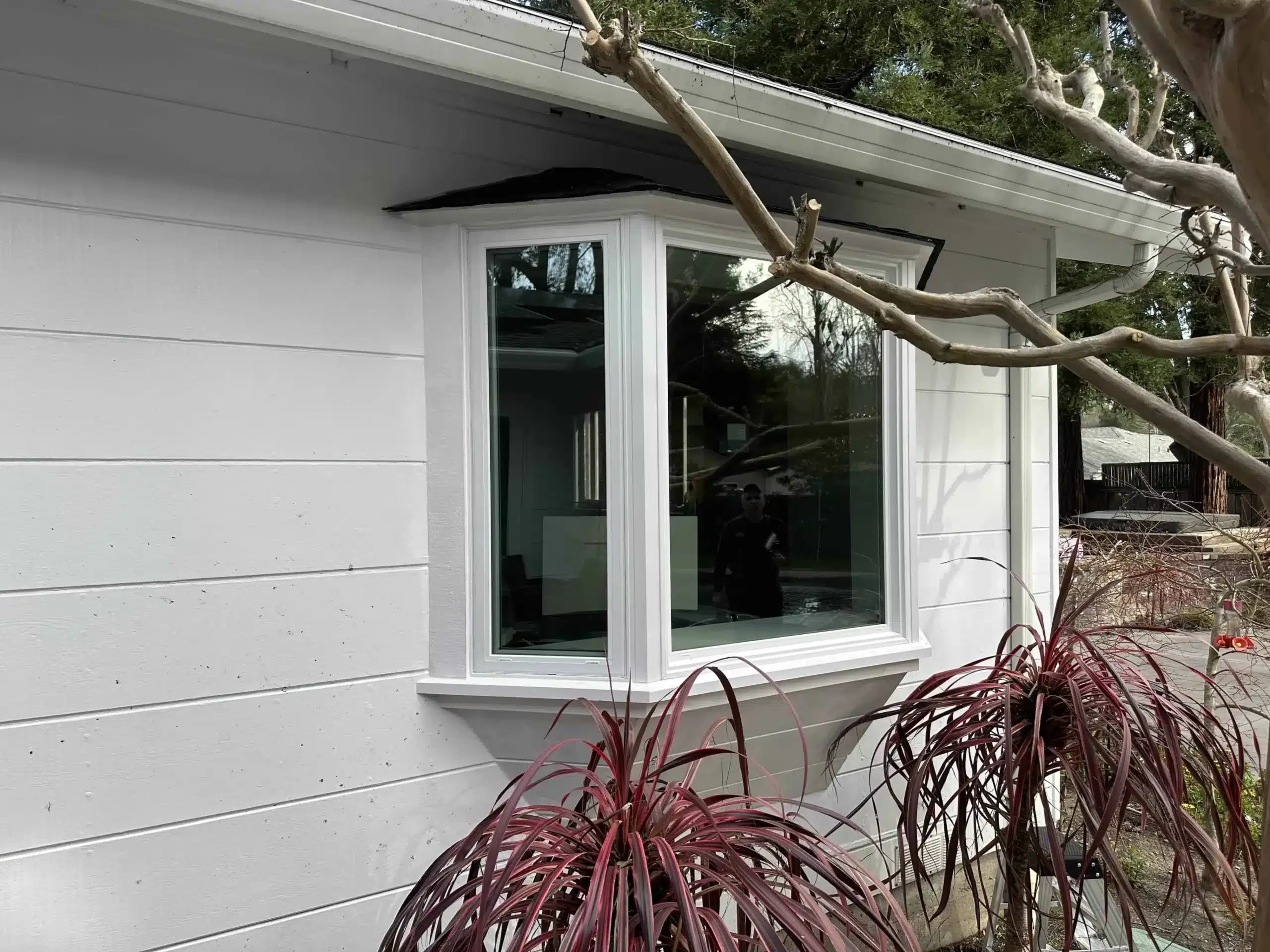 Bay window installation in Danville, CA