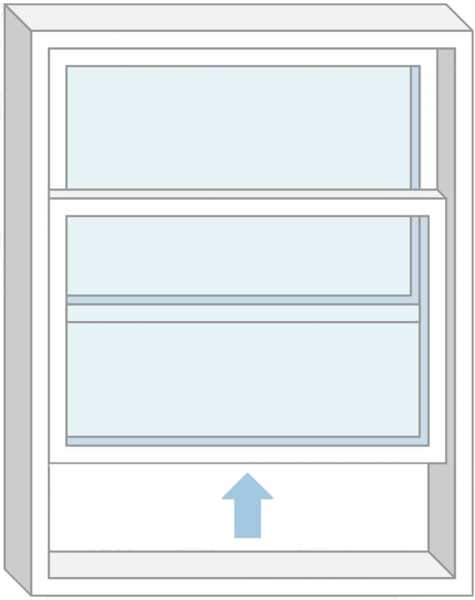 Single hung window