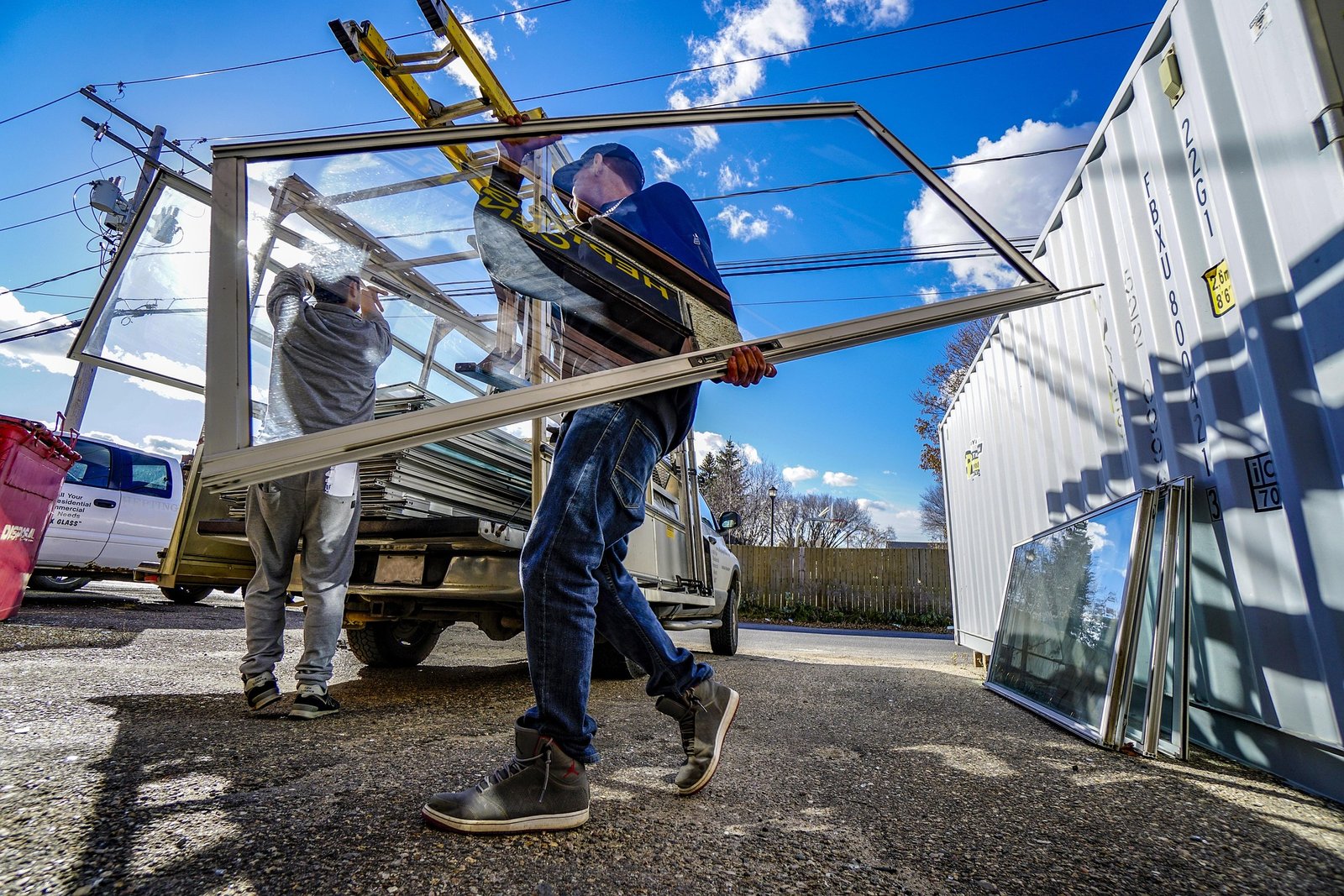 Professional window installation in progress, offering energy-efficient windows for Contra Costa County homes.